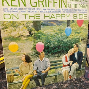 vinyl 33 record-Ken Griffin On The Happy Side Columbia CL-1518 Mono 1960