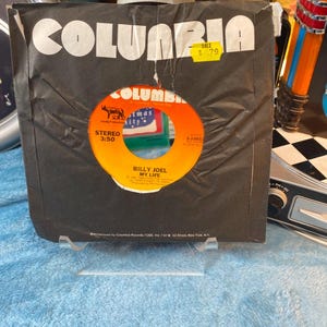 Billy Joel 52nd Street Vinyl 45 Record - Columbia Pop Rock