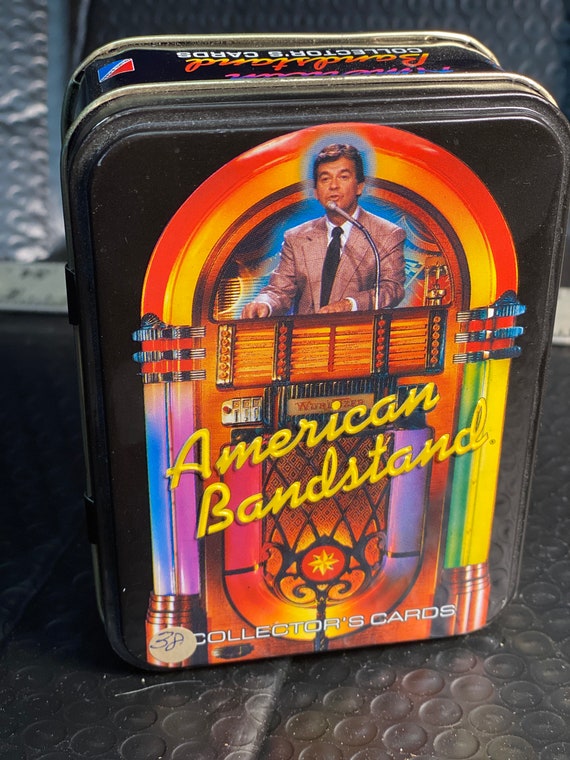 American Bandstand Collector's Trading Cards W/ Metal Case - Etsy