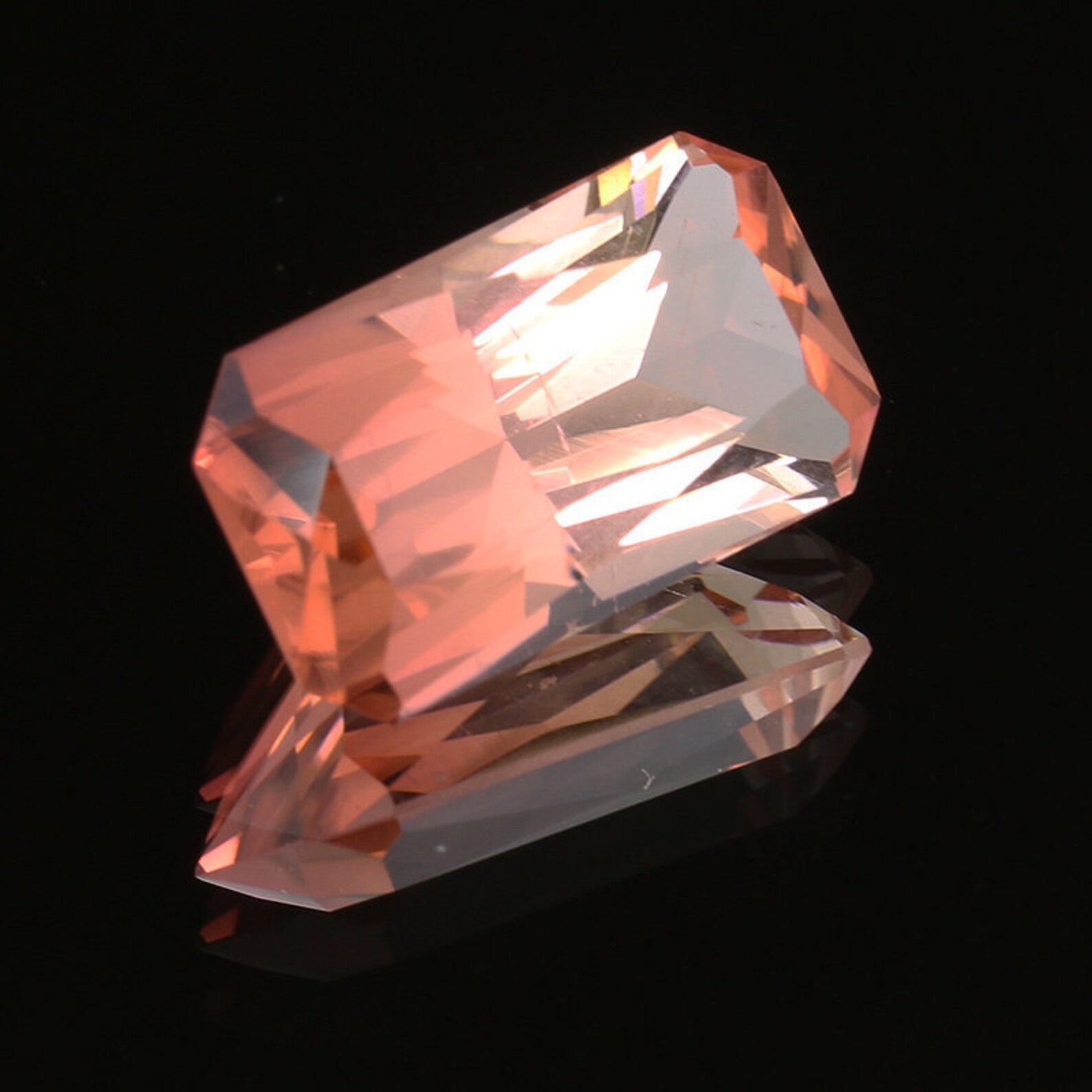 Peach Tourmaline 2.48ct Natural BiColor Tourmaline Etsy