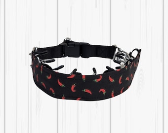 Prong Collar Cover Pinch Collar Covers 30+ Food Patterns - Wine, Pizza, Cherries, Strawberries, Mushrooms and More
