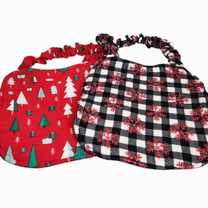 Large Breed Dog Drool Bib: Flannel Fleece Zorb Absorbent Layers