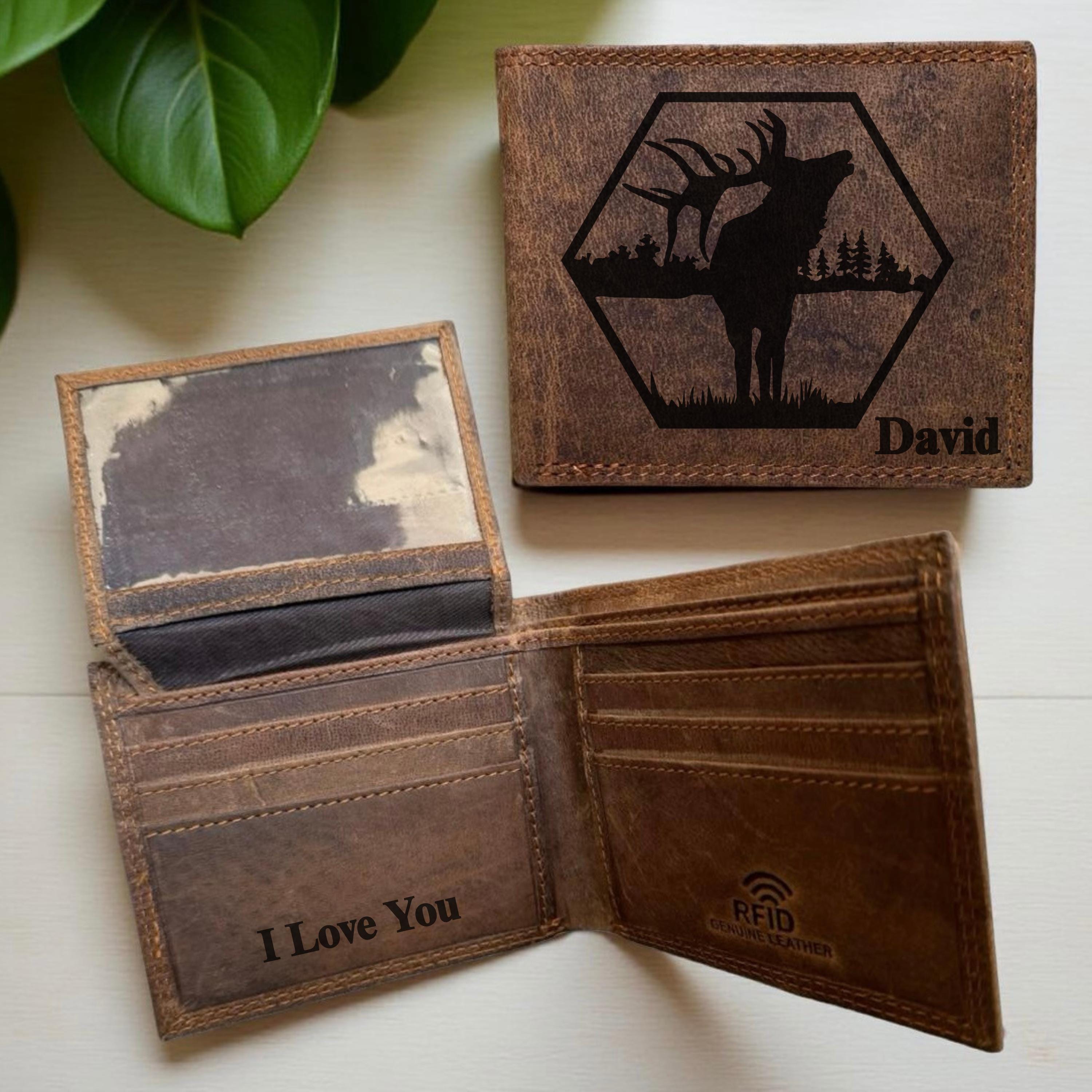 Portafoglio Uomo In Pelle Distressed Con Incisione Personalizzata E Blocco RFID - StarHide