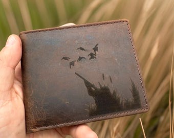 Portafoglio Uomo In Pelle Distressed Con Incisione Personalizzata E Blocco RFID - StarHide