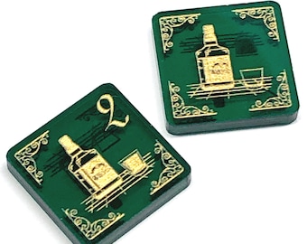 2 x żetony płynne (dwustronne) do gry Arkham Horror LCG