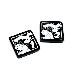 2 x Schneewächter Shift Tokens (doppelseitig) für Marvel Champions LKG