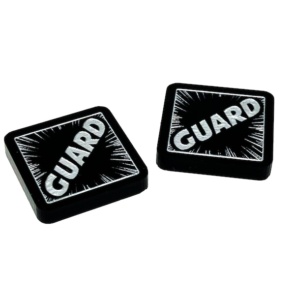 2 x Guard Tokens (double sided) for Marvel Champions LCG (Fan Made )
