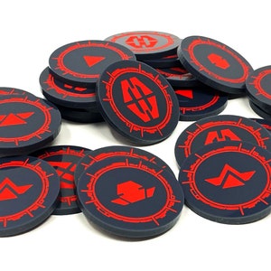 Shadow Collective - Personalizzabile - Set di token d'ordine per SW Legion