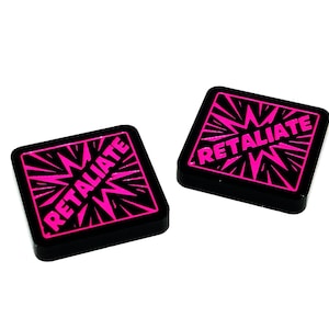 2 x Retaliate Tokens (doppelseitig) für Marvel Fans LKG (Fan Made)