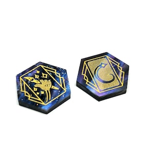 Ready/Exerted Token set (double sided) for Lorcana TCG