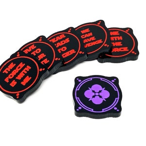 6 x ‘Love Heart’ Force Tokens - Star Wars X-wing compatible