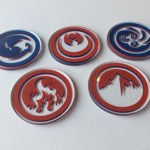L5R - 五輪の伝説 - アクリルリングトークンセット