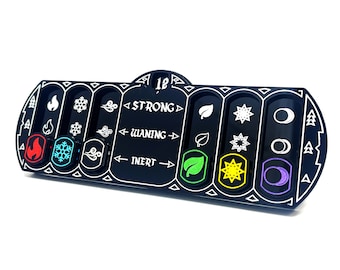 Element Tracker compatible with Frosthaven, Gloomhaven and Jaws of the Lion
