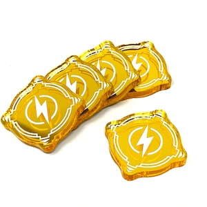 5 x Charge Tokens - Mirror Series - Star Wars X-wing compatible