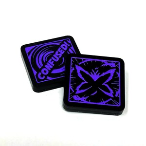 2 x Psionik Token für Marvel Champions LKG, doppelseitig