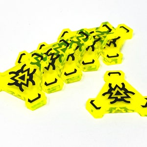 SW Legion compatible, acrylic Poison tokens