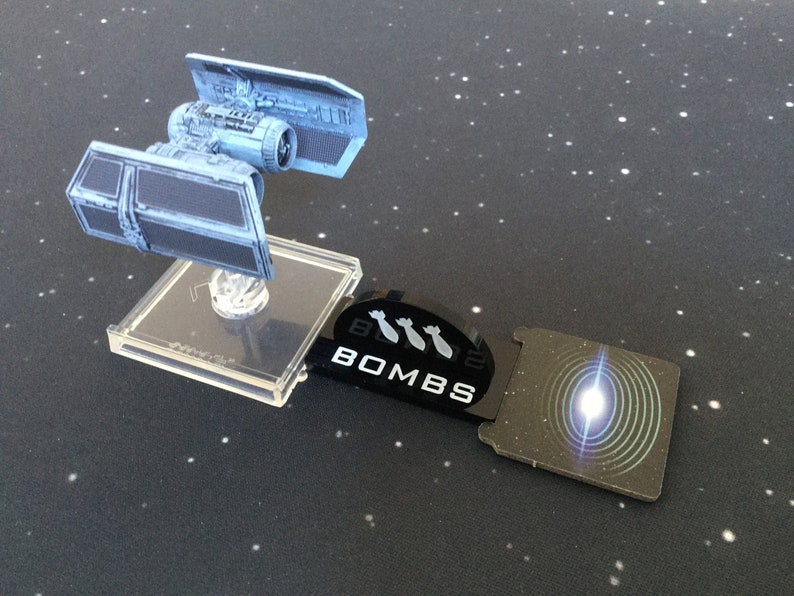 1 X Bomb Dropper Template Star Wars Xwing Compatible Etsy