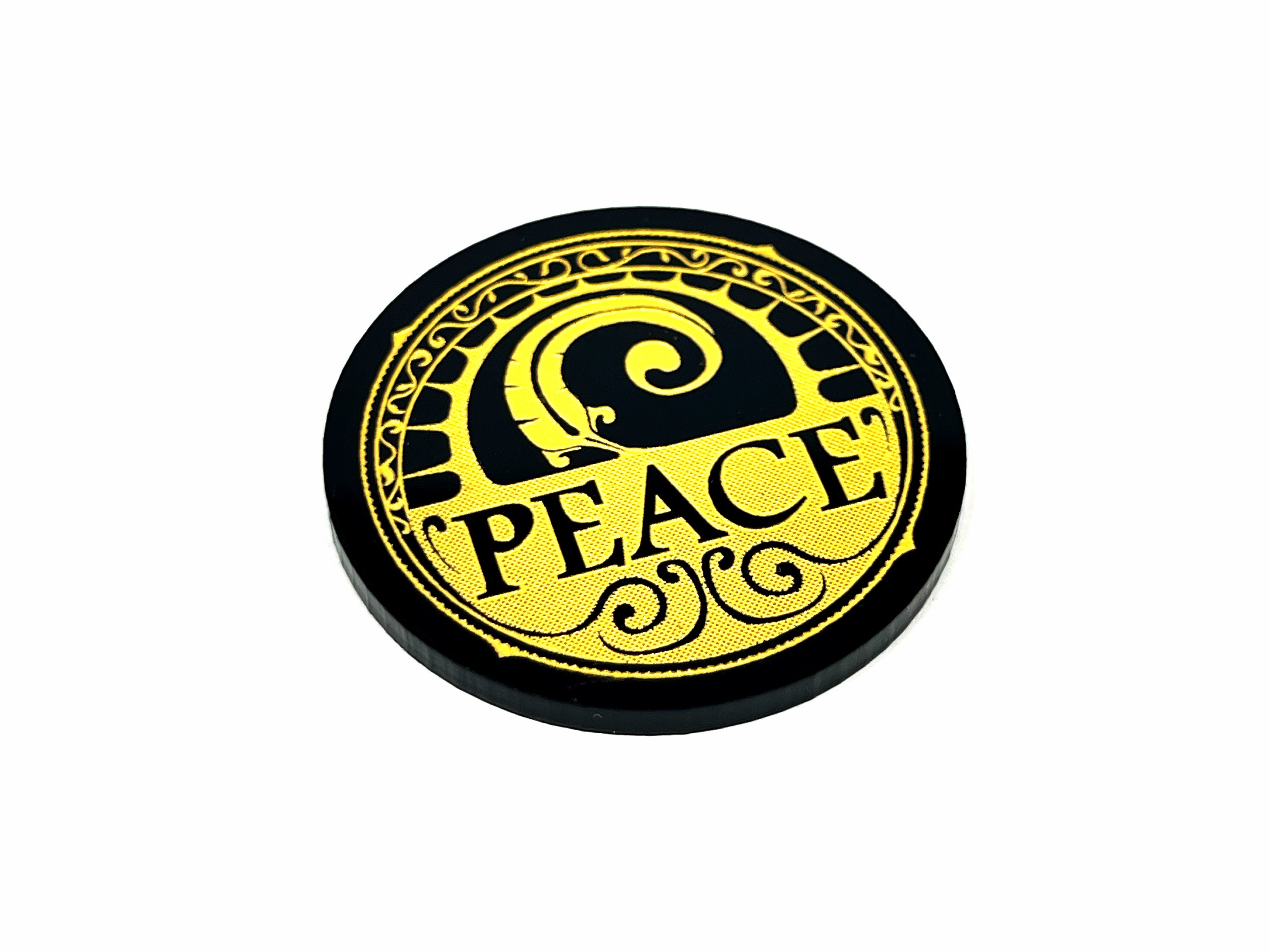 1 X Oversized - War and Peace Token (double Sided) for Flesh and