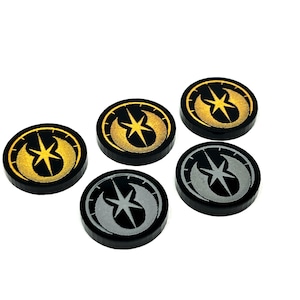 5 x Force Tokens - SW Shatterpoint (Double Sided)