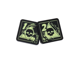 Poison 1/2 Token for Marvel Champions LCG, Double Sided