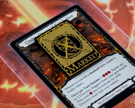 1 X Marked Token for Flesh and Blood TCG - Etsy