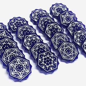 Keyforge - Mutated Dark Aember Tokens - Translucent