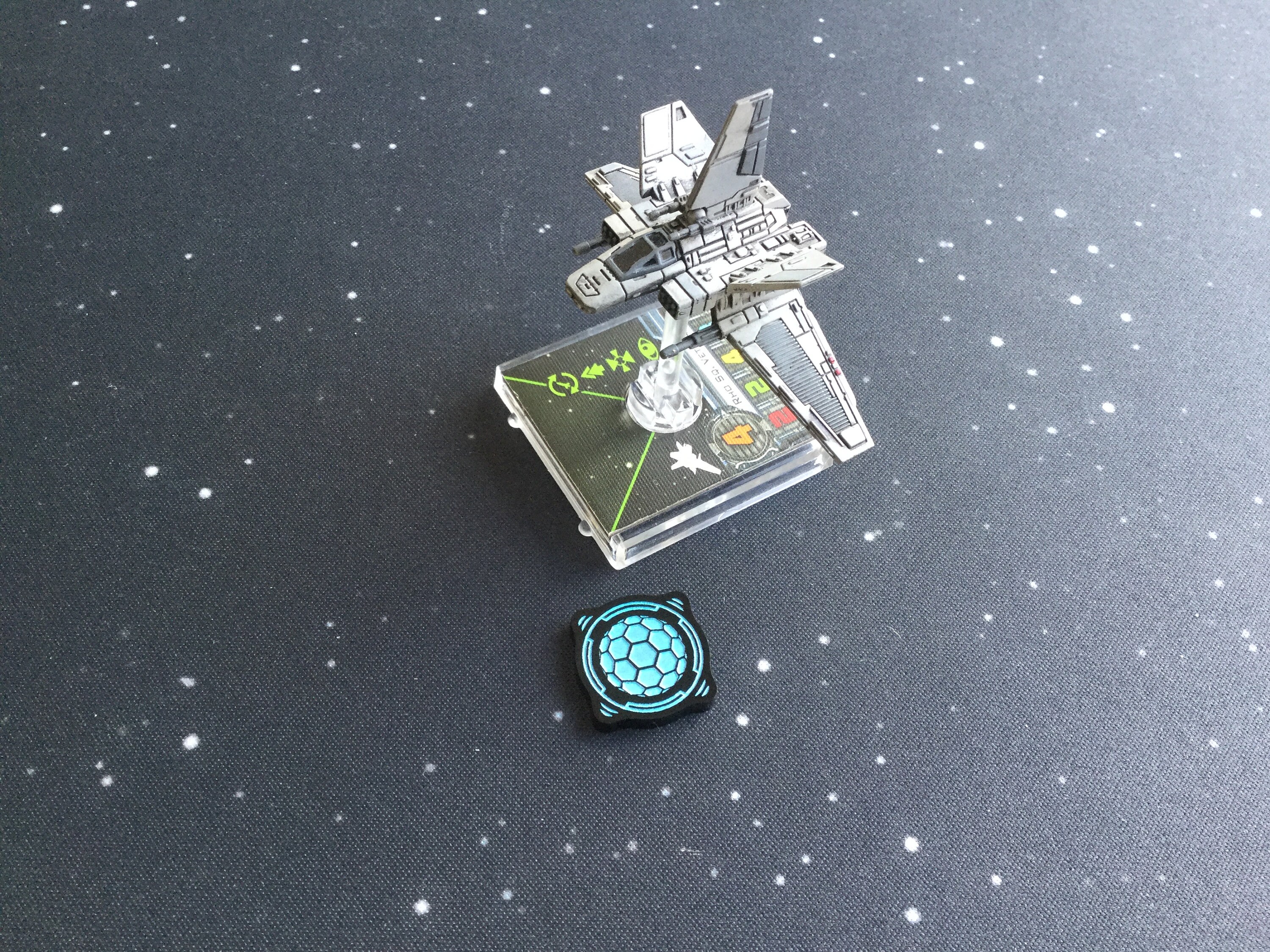 5 X Shield Tokens - Black Series - Star Wars X-wing Compatible - Etsy, image size:3000x2250