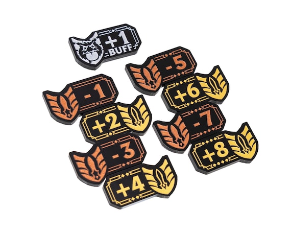 Might Modifier & Buff Tokens - Riftbound TCG - Etsy