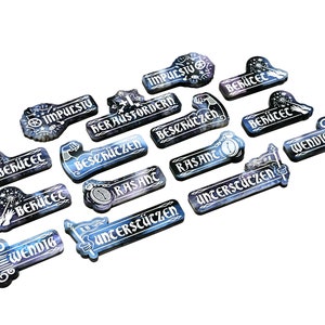 German - Spell Book Condition Token Set for Disney Lorcana TCG