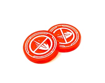 2 x Disarm Tokens - Translucent Series - Star Wars X-wing compatible