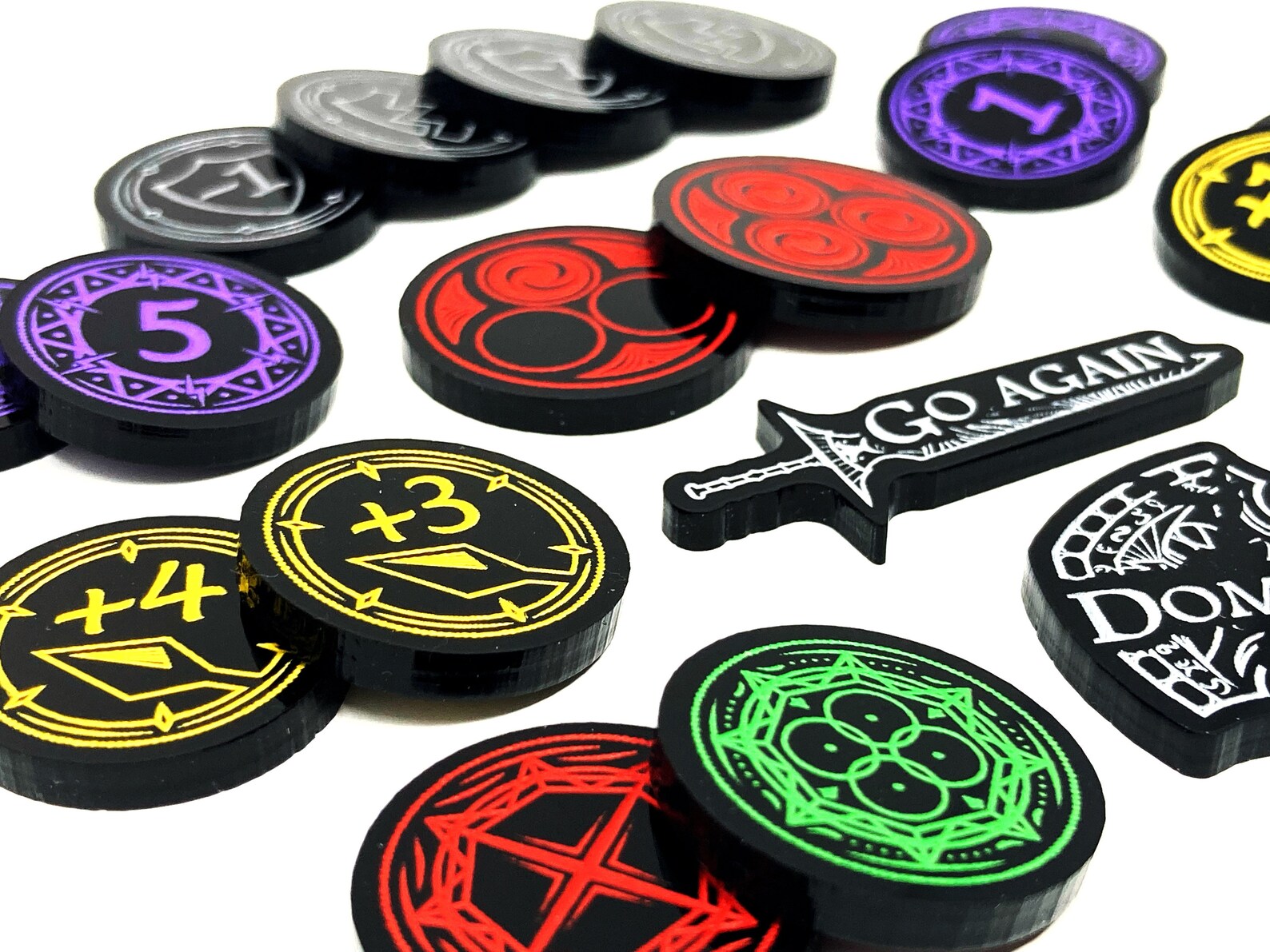 Token Set For Flesh And Blood TCG Double Sided Etsy Australia