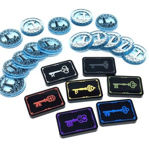 Innsmouth Conspiracy Set (doppelseitige Key And Flood Token) für Arkham Horror LKG