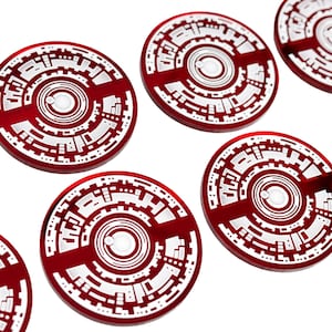 POI (Point of Interest) Token Set for SW Legion - Single Sided Mirror