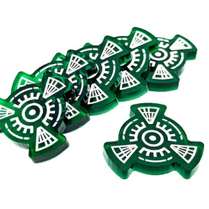 SW Legion compatible, acrylic Observation token set