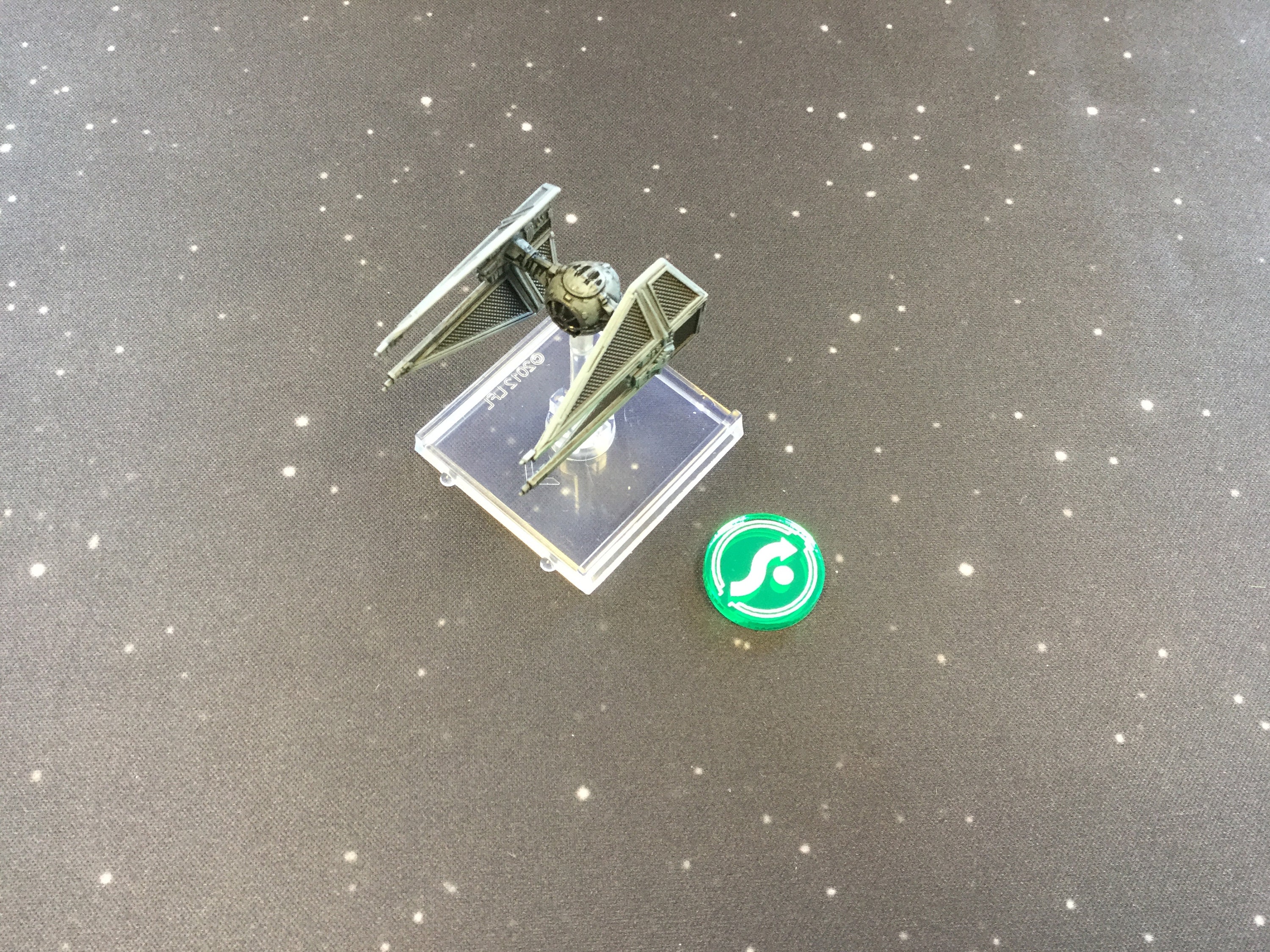 Mirrored Acrylic Evade Tokens for Star Wars X-wing 1.0 