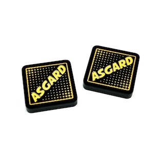 2 x Asgard Trait Tokens für Marvel Champions LKG, Double Sided