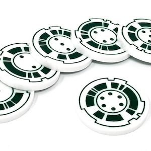 SW Legion compatible, acrylic condition token set