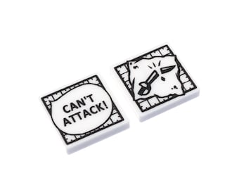 Can't Attack Token for One Piece TCG (double sided)