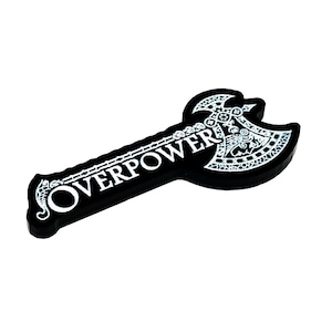 1 x Overpower Token (doppelseitig) für Flesh and Blood TCG