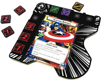 Marvel Champions LCG compatible, Hero Board (Tokens NOT Included)