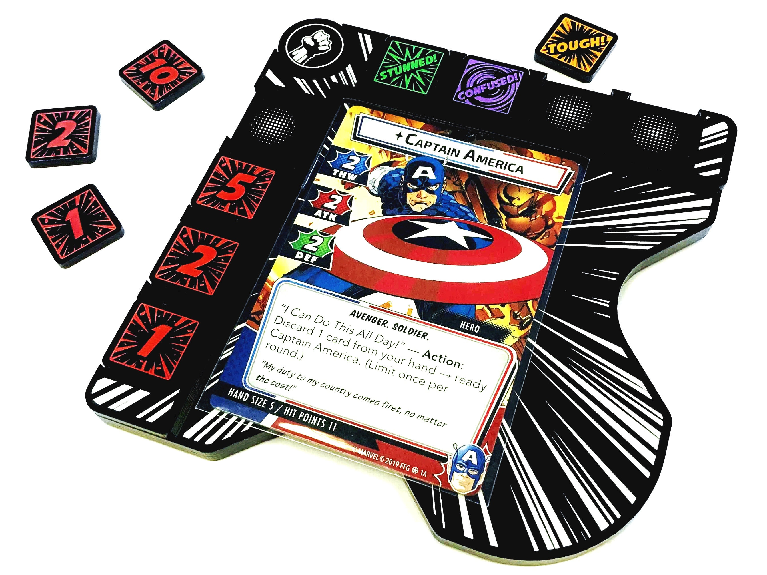 Marvel Champions LCG Compatible Hero Board tokens NOT Etsy UK