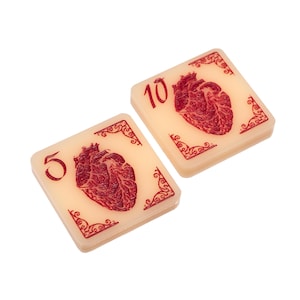 2 x Boss Health Tokens (double sided) for Arkham Horror LCG