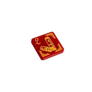 1 x Gettone Munizioni Fucile per Arkham Horror LCG (bifacciale)
