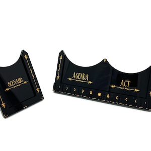 Act and Agenda Stand + Scenario Stand set (pliable) pour Arkham Horror LCG