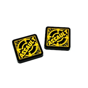 2 x Tokens de Assalto (dupla face) para Marvel Champions LCG
