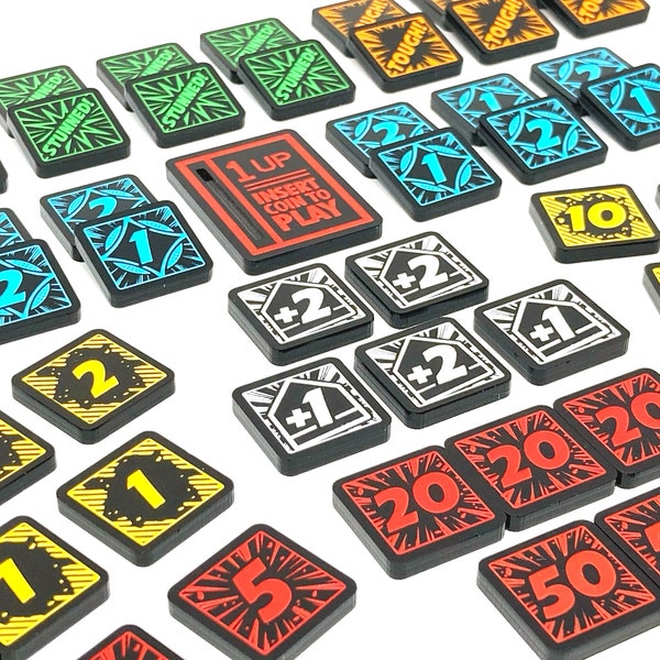 Marvel Champions LCG , Fan Made Acrylic Token Set