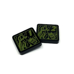 2 x Backup - Tokens de Agente de Campo para Marvel Champions LCG, Dupla Face