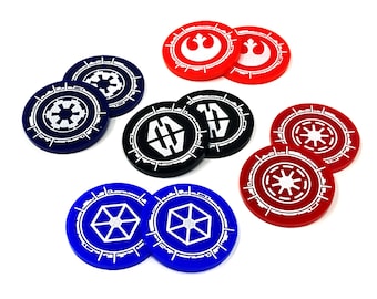 SW Legion compatible, acrylic order tokens