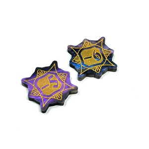 Strength Modifier -5/-6 Token set (double sided) for Lorcana TCG