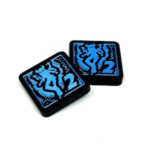 2 x Teleport Token für Marvel Champions LKG, Double Sided